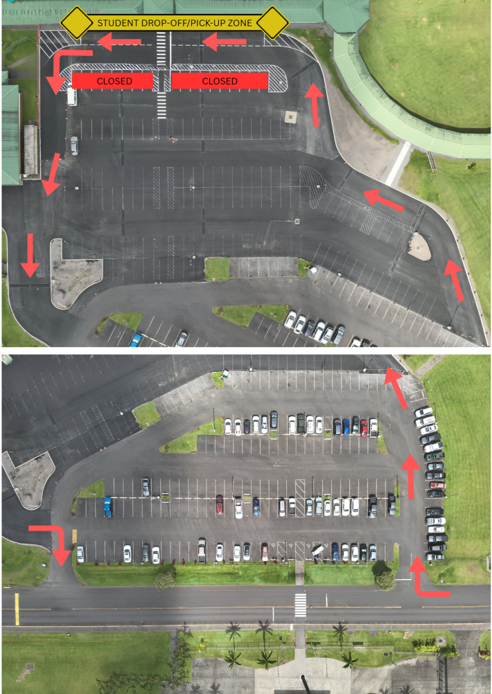 New Student Parking Lot/High School Drop-Off & Pickup Area Opens May 13
