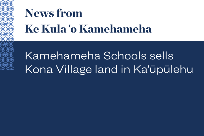 Kamehameha Schools sells Kona Village land in Kaʻūpūlehu